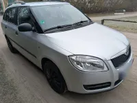 Gebraucht Skoda Fabia 69 PS (50 kW) 2008 Silber Kombi