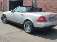 Gebraucht Mercedes SLK200 136 PS (100 kW) 1997 Silber Cabrio