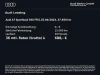 Gebraucht Audi A7 Sportback Ambiente 265 PS (194 kW) 2023 Tangorot metallic Kleinwagen