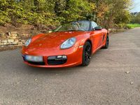 Second-hand Porsche Boxster 295 CP (216 kW) 2008 Portocaliu Cabrio