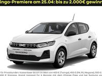 Neu Dacia Sandero Essentiel 101 PS (74 kW) 2026 Weiß Limousine