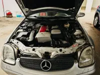 Gebraucht Mercedes SLK200 163 PS (119 kW) 2000 Silber Cabrio