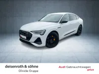 Gebraucht Audi e-tron S-Line 230 kW (313 PS) 2022 Gletscherweiß metallic SUV