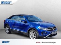Gebraucht VW T-Roc Cabriolet Style 150 PS (110 kW) 2024 Ravennablau schwarz Cabrio