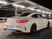 Gebraucht Mercedes C180 AMG line 156 PS (114 kW) 2016 Weiß Coupé