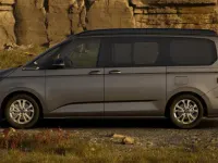 Neu VW T7 California 150 PS (110 kW) 2026 Indiumgrau metallic / dach: schw Van