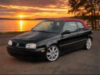 Gebraucht VW Golf Cabriolet Conceptline 101 PS (74 kW) 1997 Schwarz Cabrio