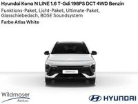 gebraucht Hyundai Kona ❤️ N LINE 1.6 T-Gdi 198PS DCT 4WD Benzin ⌛ Sofort verfügbar! ✔️ mit 5 Zusatz-Paketen