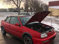 Gebraucht VW Golf Cabriolet 90 PS (66 kW) 1997 Rot Cabrio