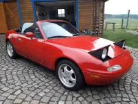 Gebraucht Mazda MX5 116 PS (85 kW) 1992 Rot Cabrio