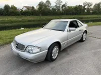 Gebraucht Mercedes SL320 231 PS (169 kW) 1997 Silber Cabrio