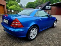 Second-hand Mercedes SLK200 Edition 163 CP (119 kW) 2001 Albastru Cabrio