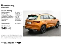 Gebraucht Skoda Karoq SportLine 190 PS (139 kW) 2023 Phoenixorange metallic SUV