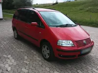 Gebraucht VW Sharan 150 PS (110 kW) 2000 Rot Van / Kleinbus