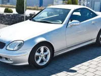 Gebraucht Mercedes SLK320 218 PS (160 kW) 2002 Silber Cabrio