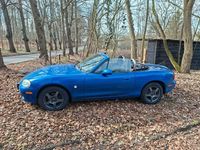 Gebraucht Mazda MX5 110 PS (80 kW) 2002 Blau Cabrio