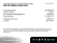 Neu MG MG4 EV 117 kW (160 PS) 2026 Pebble black (schwarz) Kleinwagen