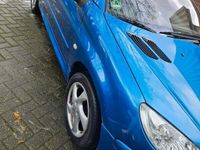 gebraucht Peugeot 206 CC Cabrio blau