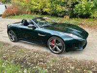 Używany Jaguar F-Type 500 KM (367 kW) 2014 Zielony Kabriolet