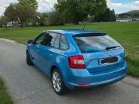 Brugt Skoda Rapid Dynamic 105 HK (77 kW) 2013 Blå Hatchback