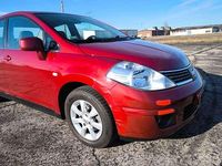 Gebraucht Nissan Tiida Acenta 110 PS (80 kW) 2008 Rot Limousine