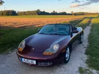 Usata Porsche Boxster 204 CV (150 kW) 1998 Rosso Cabrio