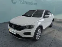 Gebraucht VW T-Roc Cabriolet Style 116 PS (85 kW) 2021 Weiß Cabrio