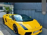 Second-hand Lamborghini Gallardo 519 CP (381 kW) 2007 Galben Cabrio