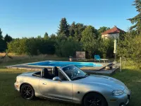 Gebraucht Mazda MX5 110 PS (80 kW) 2003 Silber Cabrio