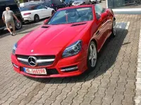 Gebraucht Mercedes SLK250 AMG line 204 PS (150 kW) 2012 Rot Cabrio