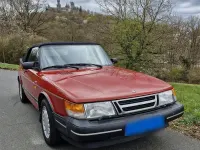 Gebraucht Saab 900 Cabriolet 126 PS (92 kW) 1989 Rot Cabrio