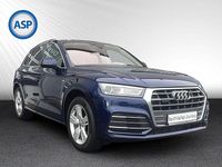 Gebraucht Audi Q5 S-Line 252 PS (185 kW) 2020 Blau (navarrablau metallic) SUV