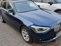 gebraucht BMW 120 d e.Sitze Leder Navi Alu Flg.