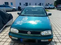 Gebraucht VW Golf III 90 PS (66 kW) 1996 Grün Kleinwagen