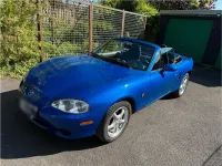 Używany Mazda MX5 110 KM (80 kW) 2002 Niebieski Kabriolet
