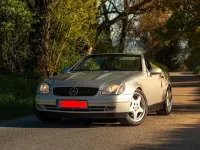 Gebraucht Mercedes SLK200 AMG 136 PS (100 kW) 1996 Silber Cabrio