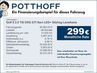 gebraucht VW Golf VIII 2.0 TSI DSG GTI Navi LED+ Sitzhzg LaneAssis