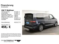 Gebraucht VW Multivan Style 150 PS (110 kW) 2023 Starlight blue metallic Van / Kleinbus