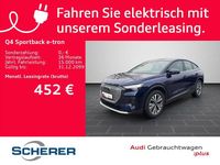 Gebraucht Audi Q4 Sportback e-tron Advanced Plus 150 kW (204 PS) 2022 Navarrablau metallic (metallic) SUV