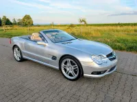 Gebraucht Mercedes SL500 AMG 306 PS (225 kW) 2004 Silber Cabrio
