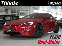 Gebraucht Tesla Model S Plaid 759 kW (1033 PS) 2022 Rot metallic Kleinwagen