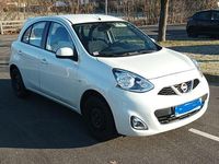 Gebraucht Nissan Micra Acenta 80 PS (58 kW) 2015 Weiß Limousine