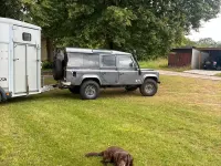 Gebraucht Land Rover Defender 122 PS (89 kW) 2002 Grau SUV