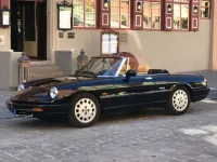 Gebraucht Alfa Romeo Spider 120 PS (88 kW) 1990 Schwarz Cabrio