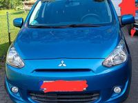Gebraucht Mitsubishi Space Star 80 PS (58 kW) 2013 Blau Van / Kleinbus