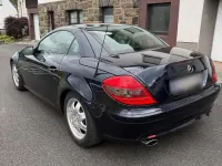 Gebraucht Mercedes SLK200 163 PS (119 kW) 2005 Blau Cabrio