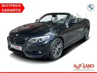 Gebraucht BMW 218 Advantage 136 PS (100 kW) 2020 Schwarz Cabrio