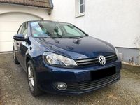 Gebraucht VW Golf VI Trendline 80 PS (58 kW) 2009 Blau Kleinwagen