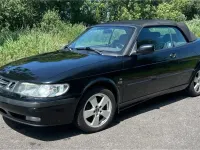 Używany Saab 9-3 Cabriolet 154 KM (113 kW) 2000 Czarny Kabriolet