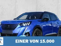 Gebraucht Peugeot e-2008 GT 100 kW (136 PS) 2021 Blau SUV